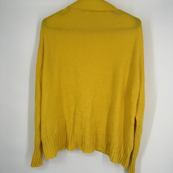 J.Crew Sweater Long sleeve 100% Cashmere Yellow Size XXL - Picture 5 of 5
